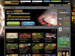 Eurogrand NewAr Roulette