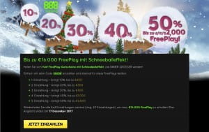 888 Casino FreePlay Aktion