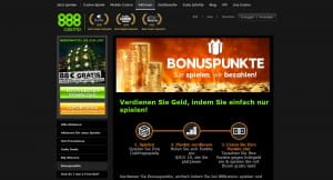 888Casino Bonuspunkte