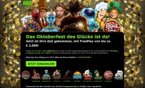 888 Casino Oktoberfest des Glücks