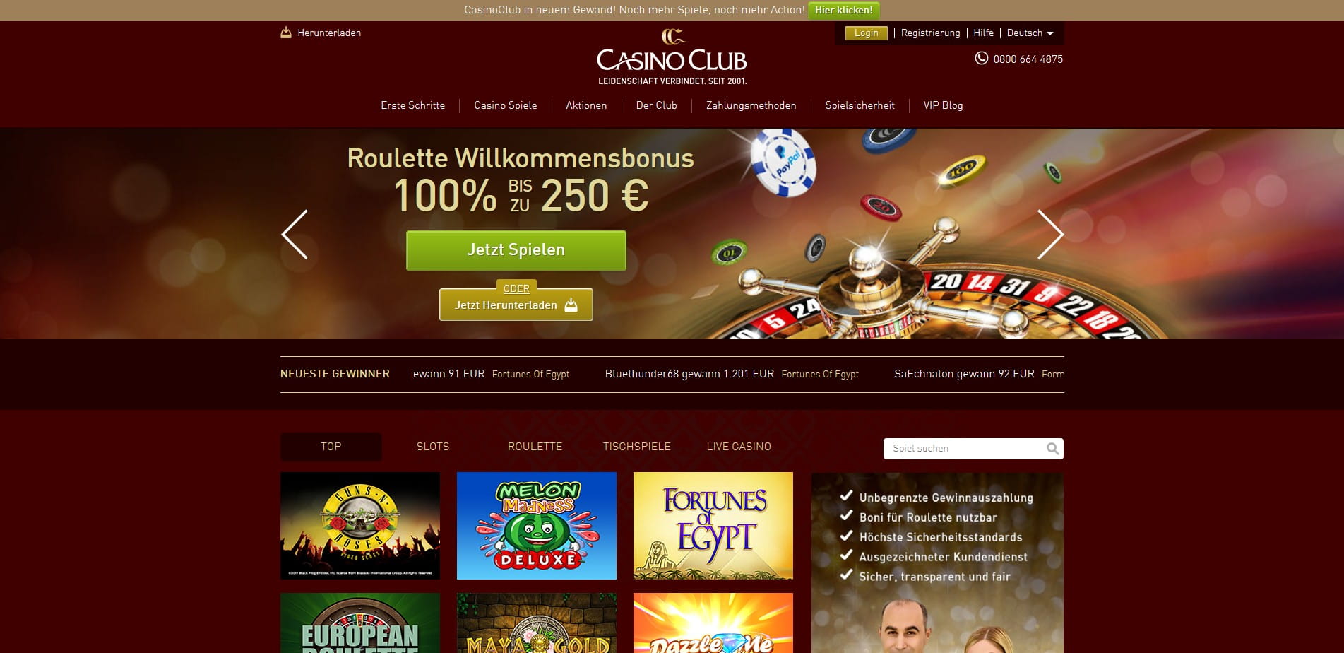 Casino Club Roulette Erfahrungen