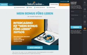 Intercasino Bonus for Life