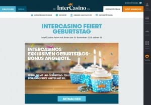 InterCasino Geburtstag