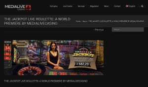 Jackpot Live Roulette