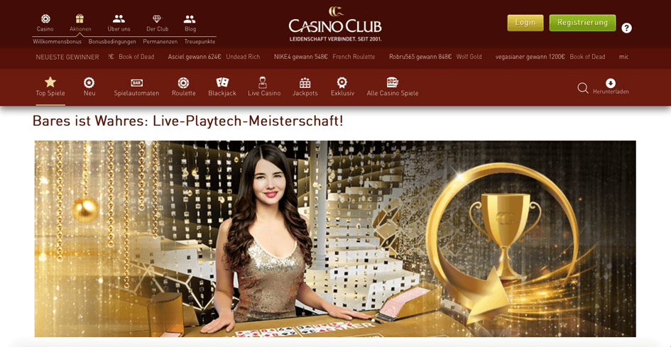 CasinoClub Bonus