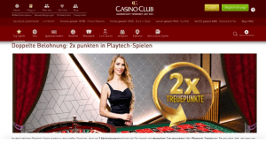 CasinoClub Doppelte Treuepunke.