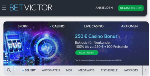 BetVictor Neukundenbonus